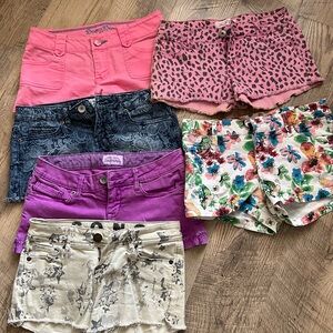 Bundle of 6 pairs of shorts size 1 junior🎀 Summer shorts❣️